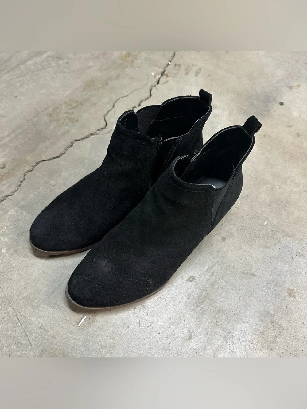 Market & Spruce Black Suede Ankle Booties 🇺🇸